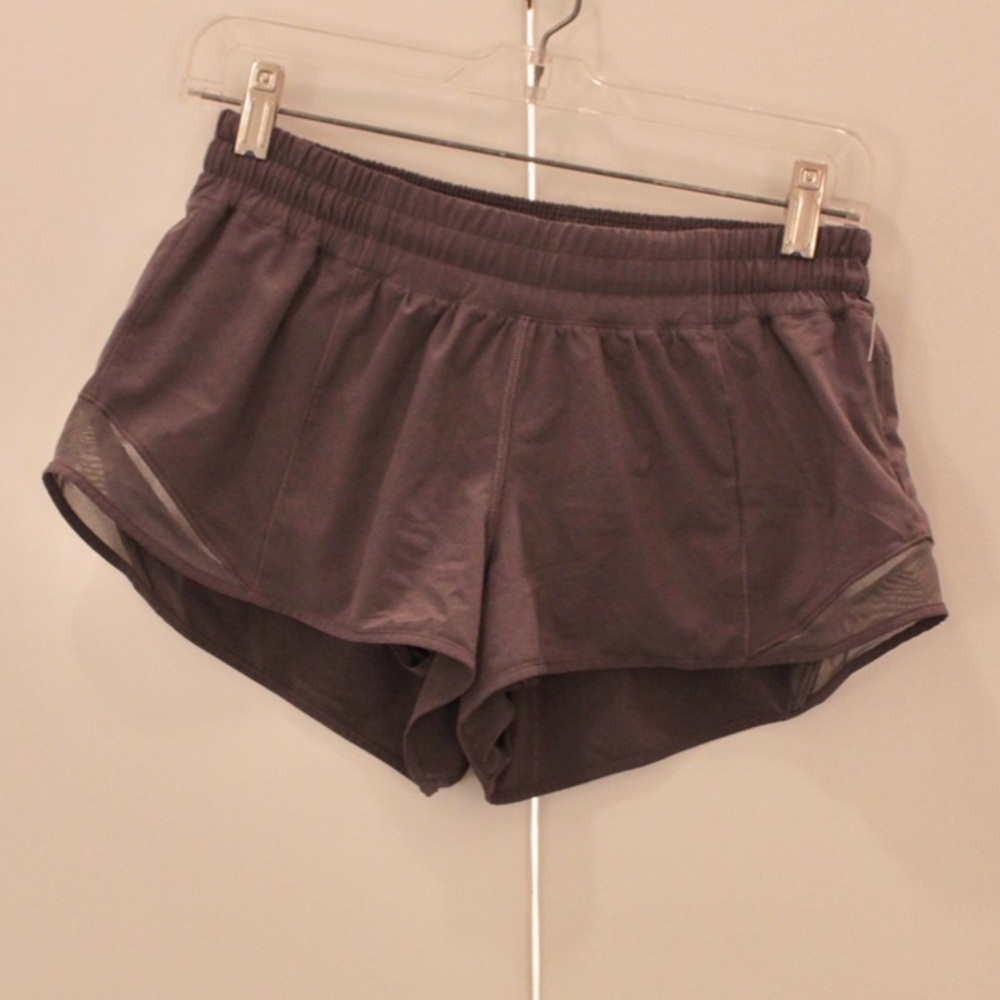 Lululemon hottyhot athletic shorts in grey